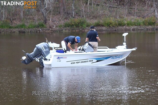 Quintrex 430 Top Ender PRO + F60hp 4-Stroke - PRO Pack for sale online prices