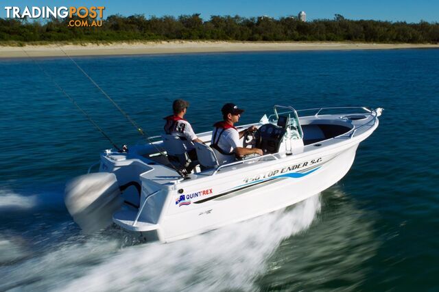 NEW QUINTREX 450 TOP ENDER PACK 2 T60HP 4-STROKE YAMAHA FOR SALE