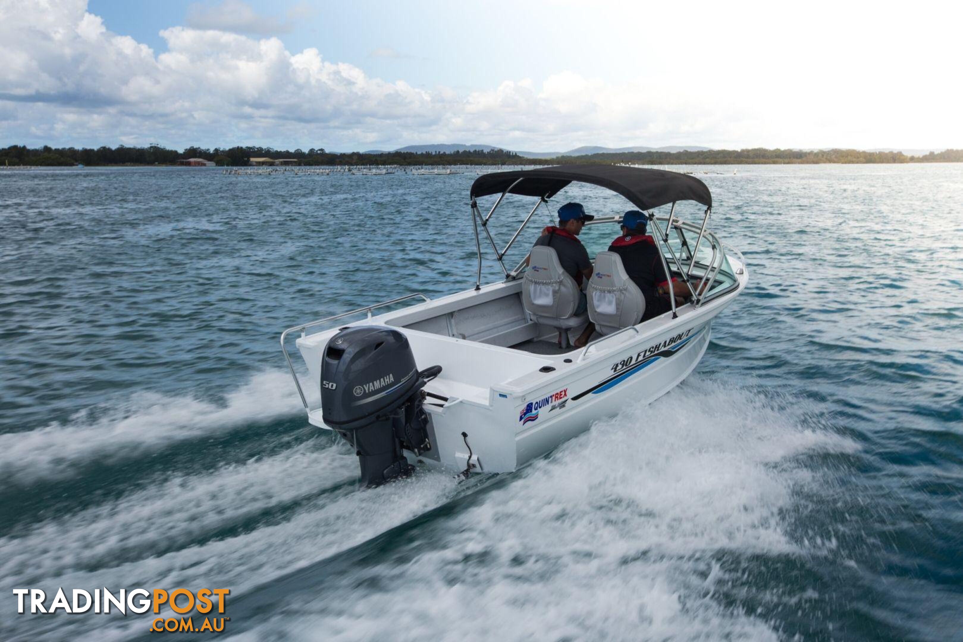 Quintrex 430 Fishabout + Yamaha F60hp 4-Stroke - Pack 3 for sale online prices