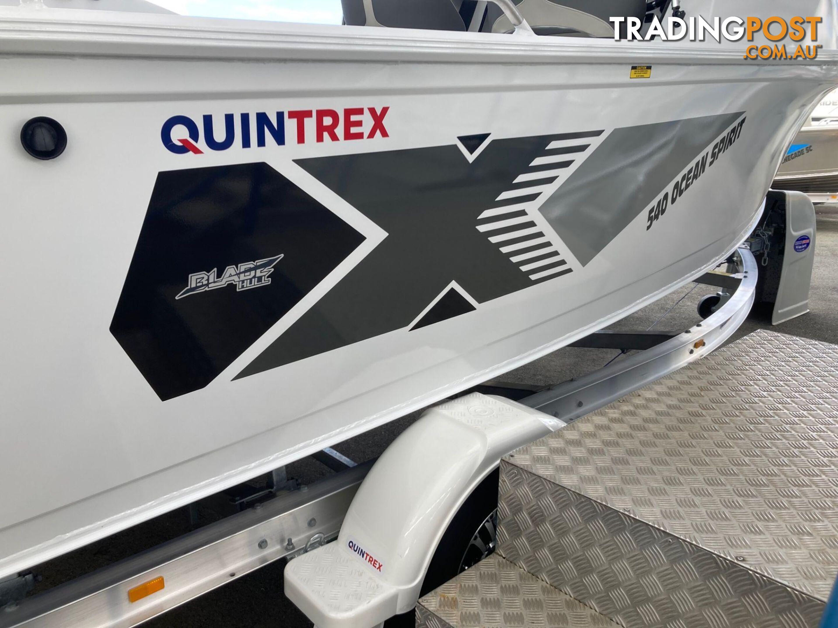 In Stock Now !  This Quintrex 540 OCEAN SPIRIT Our Stock Boat Package F130 Hp