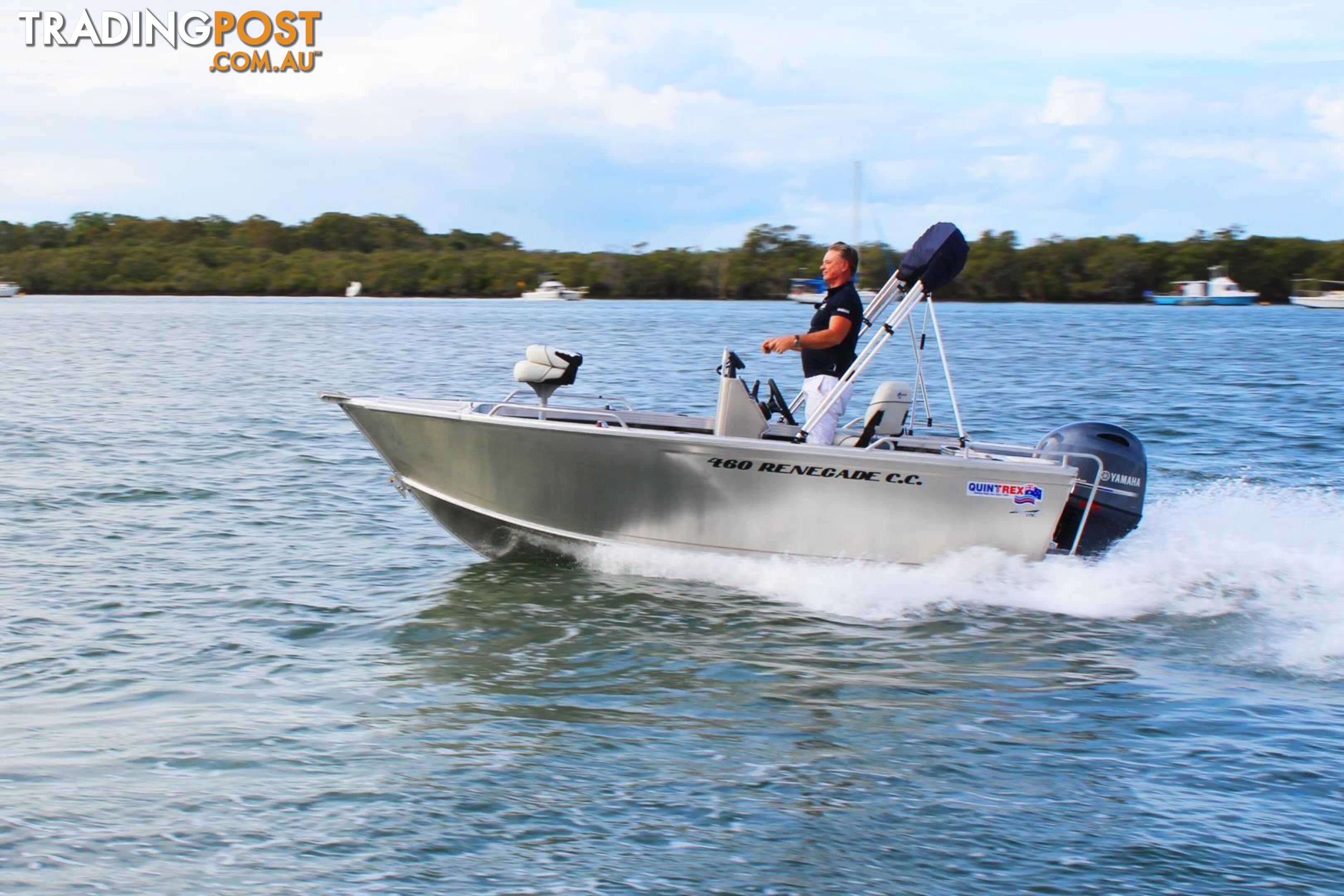 Quintrex 460 Renegade CC(Centre Console) + Yamaha F75hp 4-Stroke - Pack 3 for sale online prices