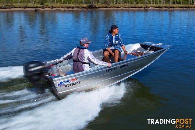 Quintrex F370 Outback Explorer  + Yamaha F25hp 4-Stroke - Pack 3 for sale online prices