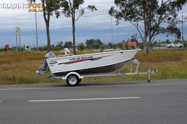 Quintrex 420 Renegade TS(Tiller Steer) + Yamaha F50hp 4-Stroke - Pack 2 for sale online prices