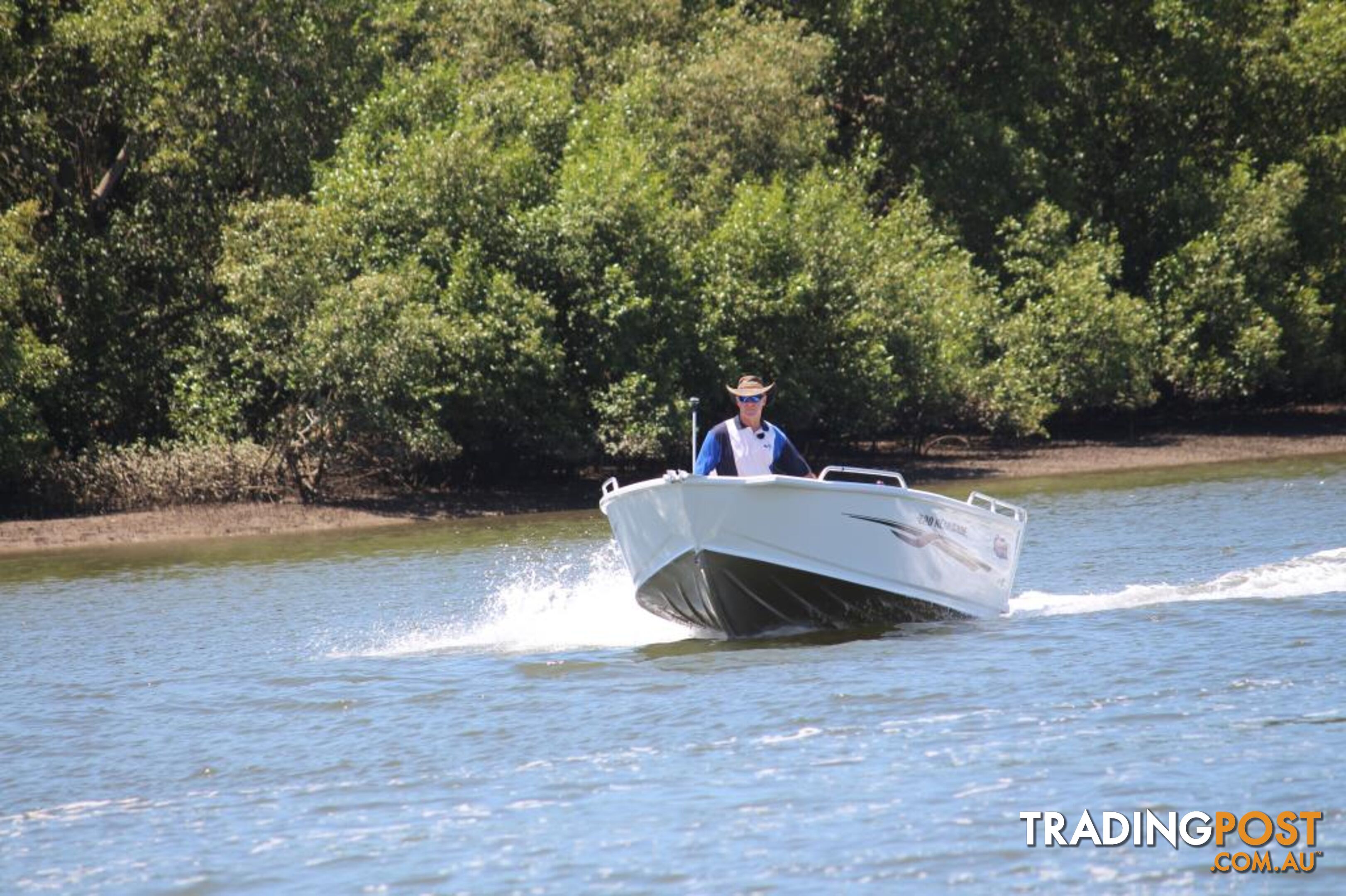 Quintrex 420 Renegade TS(Tiller Steer) + Yamaha F50hp 4-Stroke - Pack 2 for sale online prices