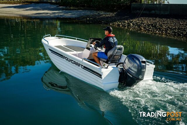 Polycraft 410 Challenger Side Console + Yamaha F50hp 4-Stroke - Pack 3 for sale online prices