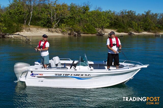 QUINTREX 450 TOP ENDER PACK 3 F70 HP 4-STROKE YAMAHA FOR SALE