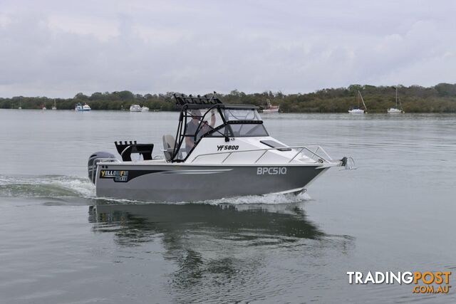 Yellowfin 5800 Folding Hard Top + Yamaha F130hp 4-Stroke - Pack 2 for sale online prices