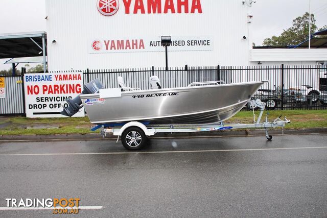 Quintrex 440 Renegade TS + Yamaha F60hp - PACK 3 FOR SALE