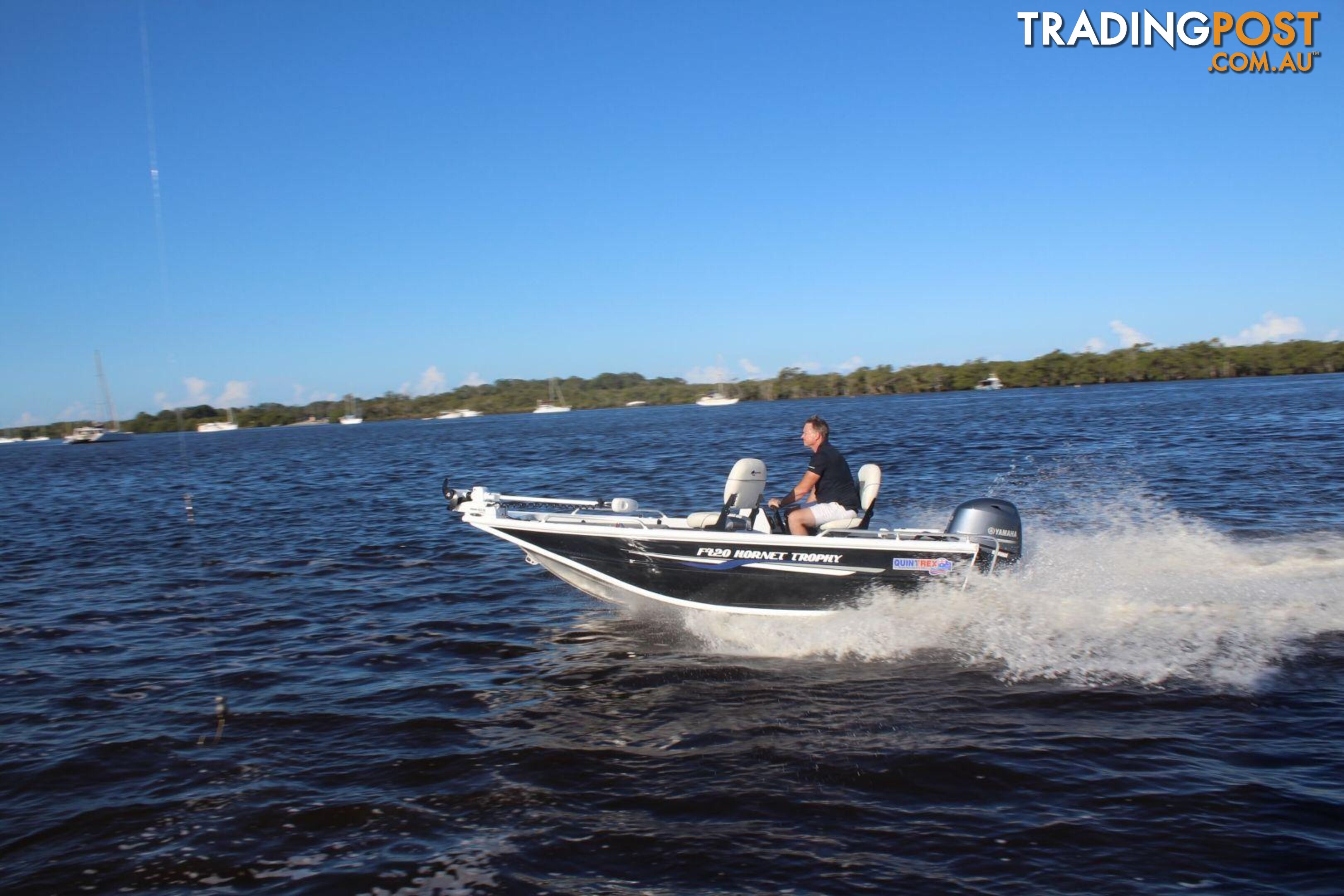 Quintrex 420 Hornet Trophy SC + Yamaha F50hp 4-Stroke - Pack 3 for sale online prices