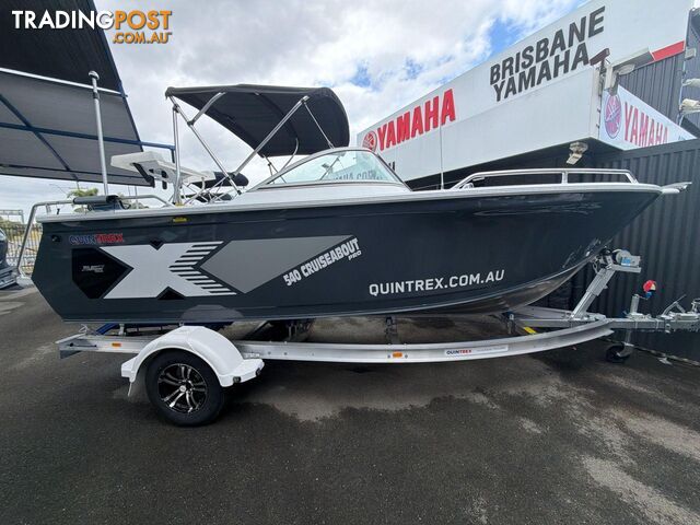 Quintrex 540 Cruiseabout Pro + Yamaha 130HP - In Stock