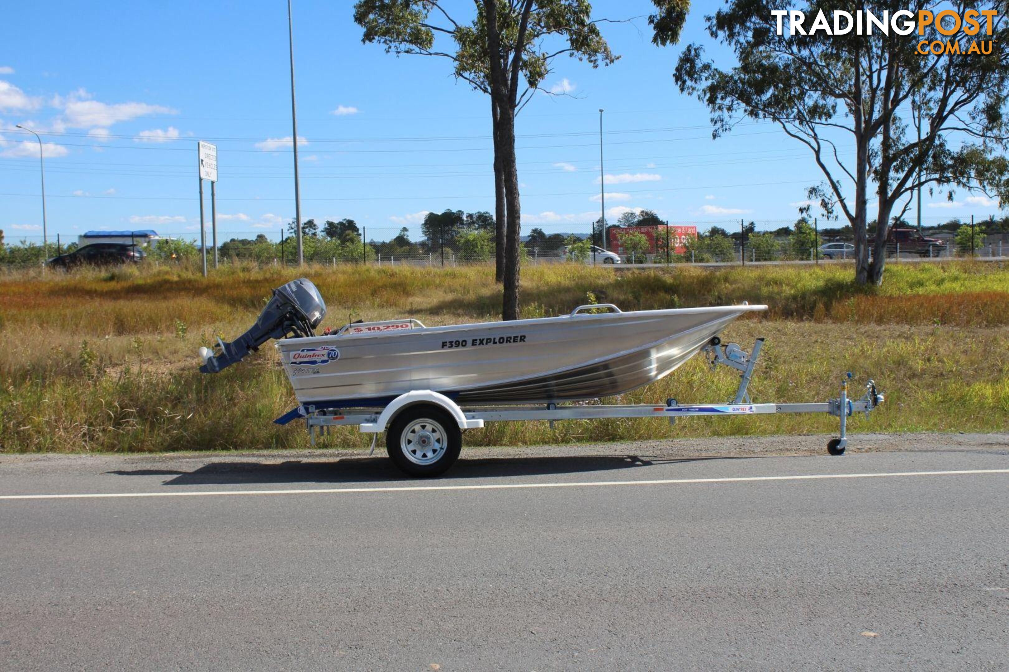 Quintrex F390 Explorer  + Yamaha F20hp 4-Stroke - Pack 1 for sale online prices