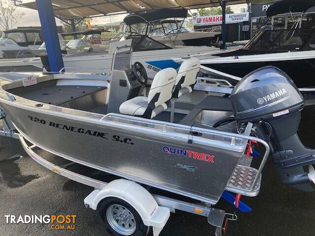 Quintrex 420 Renegade SC(Side Console) + Yamaha F50hp 4-Stroke - Pack 2 for sale online prices