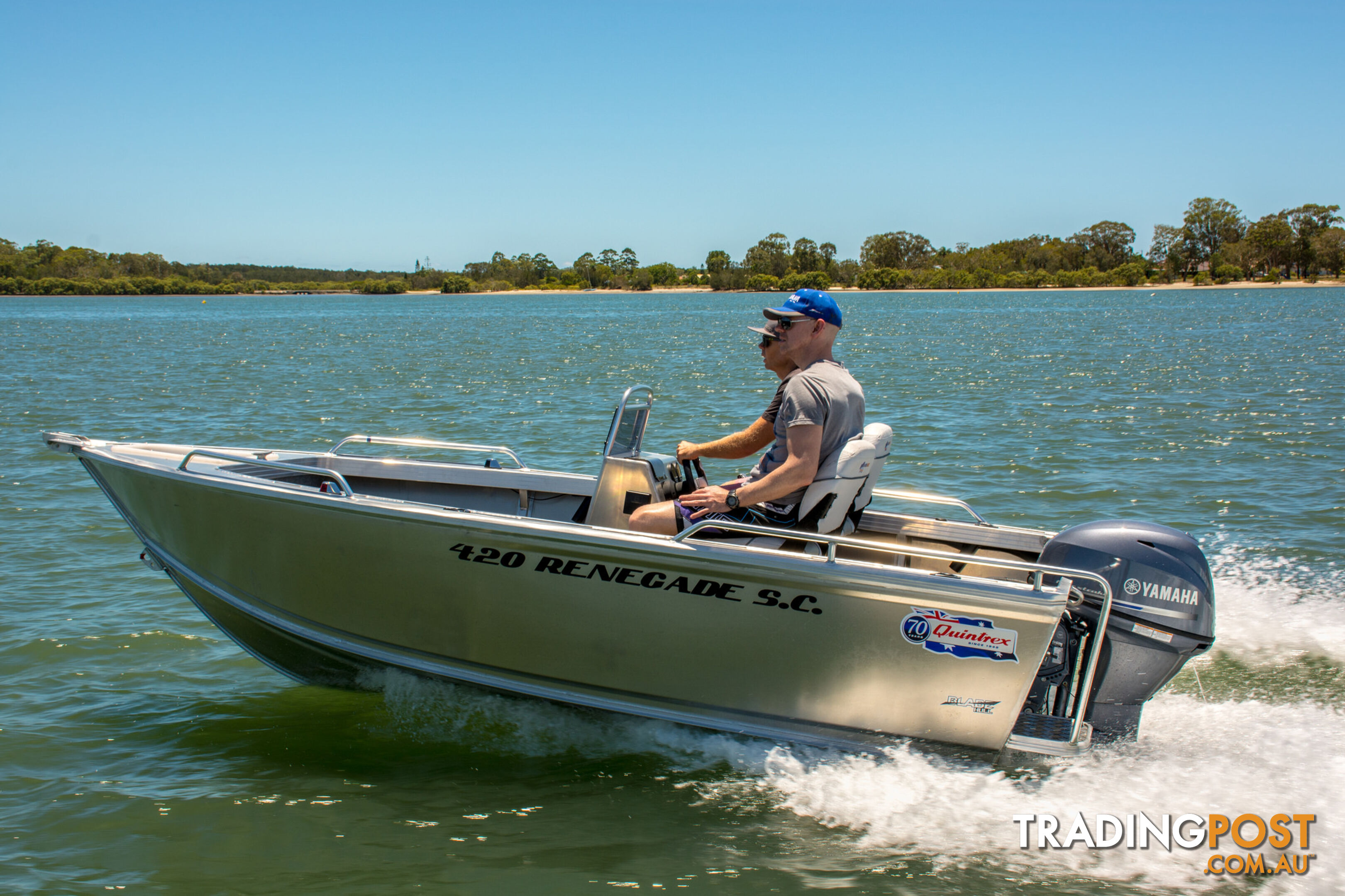 Quintrex 420 Renegade SC(Side Console) + Yamaha F50hp 4-Stroke - Pack 2 for sale online prices