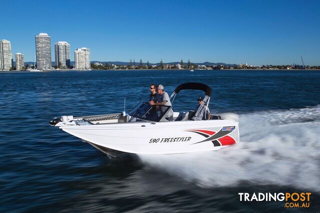 Quintrex 590 Freestyler + Yamaha F150hp 4-Stroke - Pack 2 for sale online prices