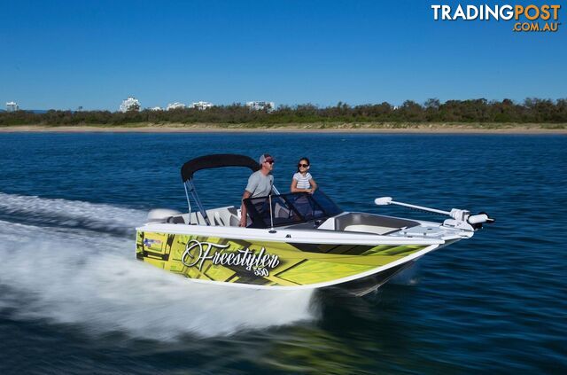 Quintrex 550 Freestyler + Yamaha F130hp 4-Stroke - Pack 1 for sale online prices