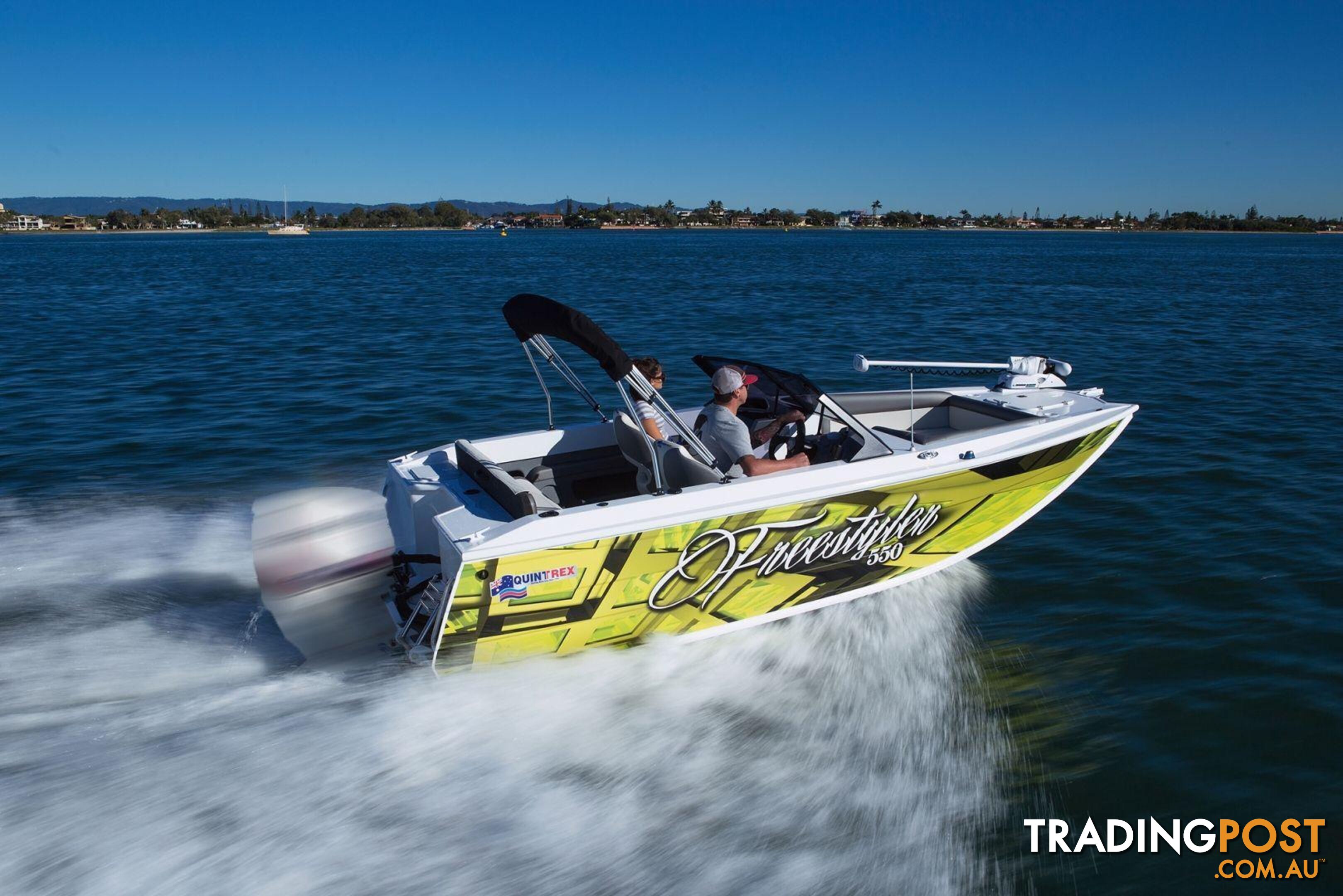 Quintrex 550 Freestyler + Yamaha F130hp 4-Stroke - Pack 1 for sale online prices