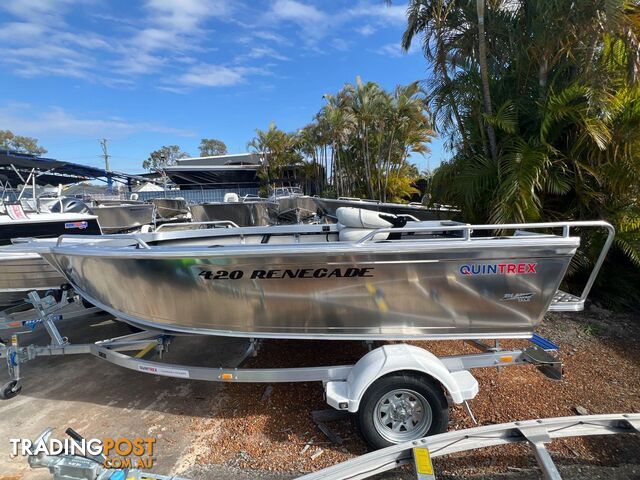 Quintrex 420 Renegade TS + Yamaha F50HP - IN STOCK NOW