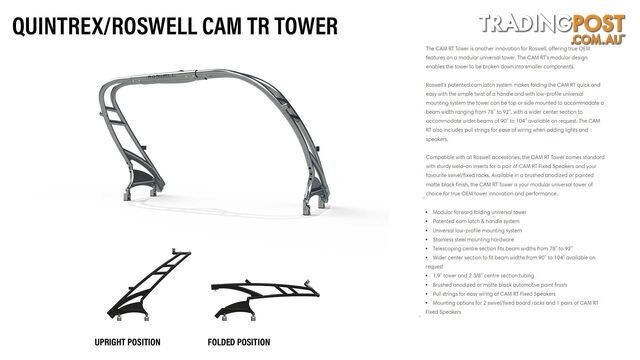 Quintrex 590 Freestyler + Yamaha F150hp 4-Stroke - Wake Tower Pack  for sale online prices