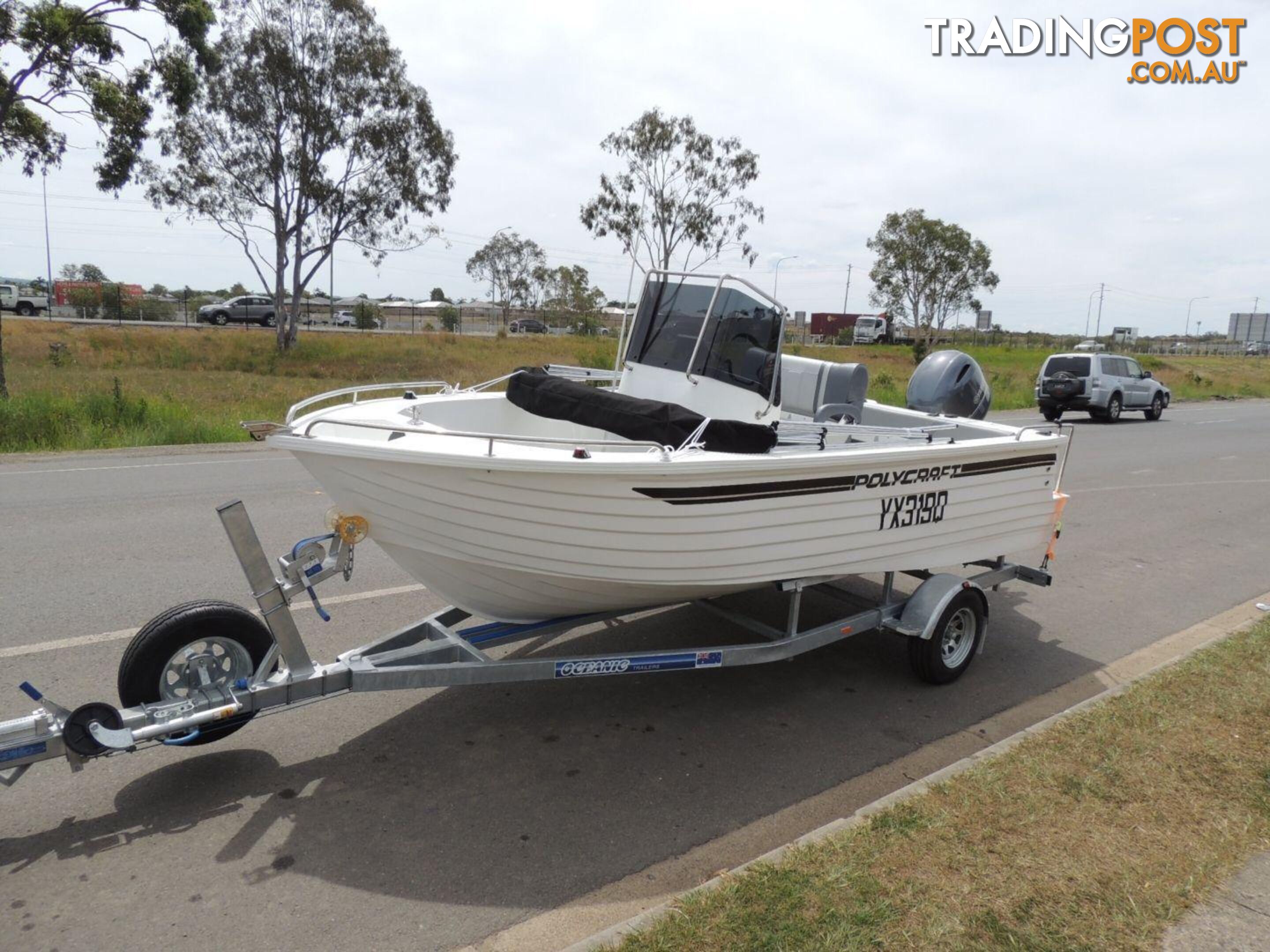 Polycraft 530 Warrior Centre Console + Yamaha F130hp 4-Stroke - Pack 3 for sale online prices