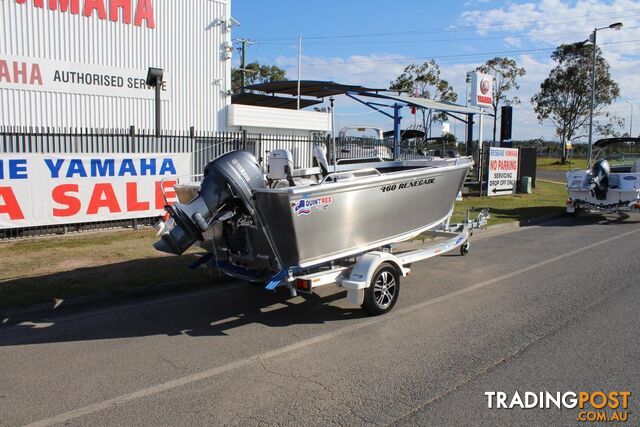 Quintrex 460 Renegade TS(Tiller Steer) + Yamaha F60hp 4-Stroke - Pack 1 for sale online prices