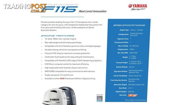 Quintrex 540 Top Ender + Yamaha F115hp 4-Stroke - PACK 2 FOR SALE - photo 5 of 20