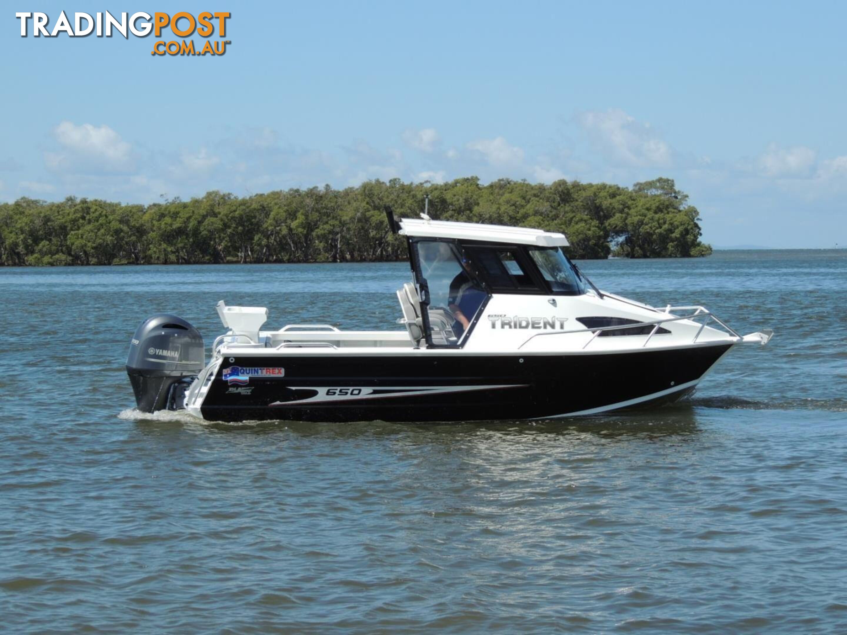 Quintrex 650 Trident Hard Top + Yamaha F200hp 4-Stroke - Pack 3 for sale online prices