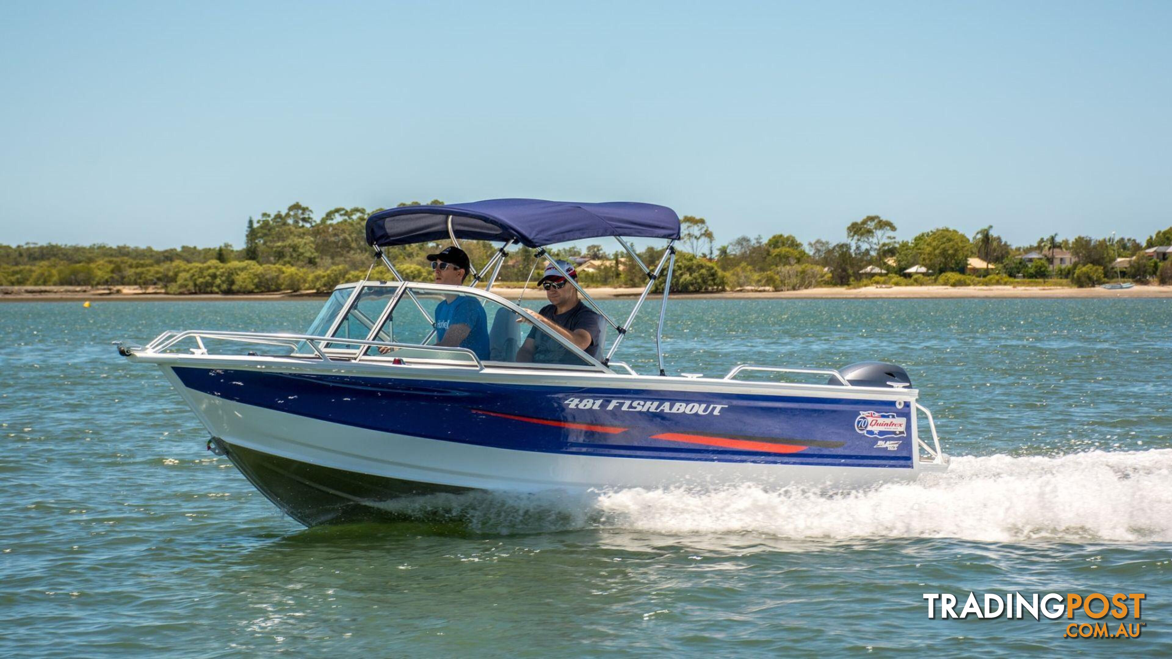 Quintrex 481 Fishabout + Yamaha F70hp 4-Stroke - Pack 2 for sale online prices