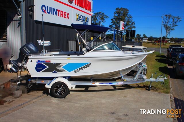 Quintrex 450 Fishabout + Yamaha F70hp 4-Stroke - Pack 3 for sale online prices