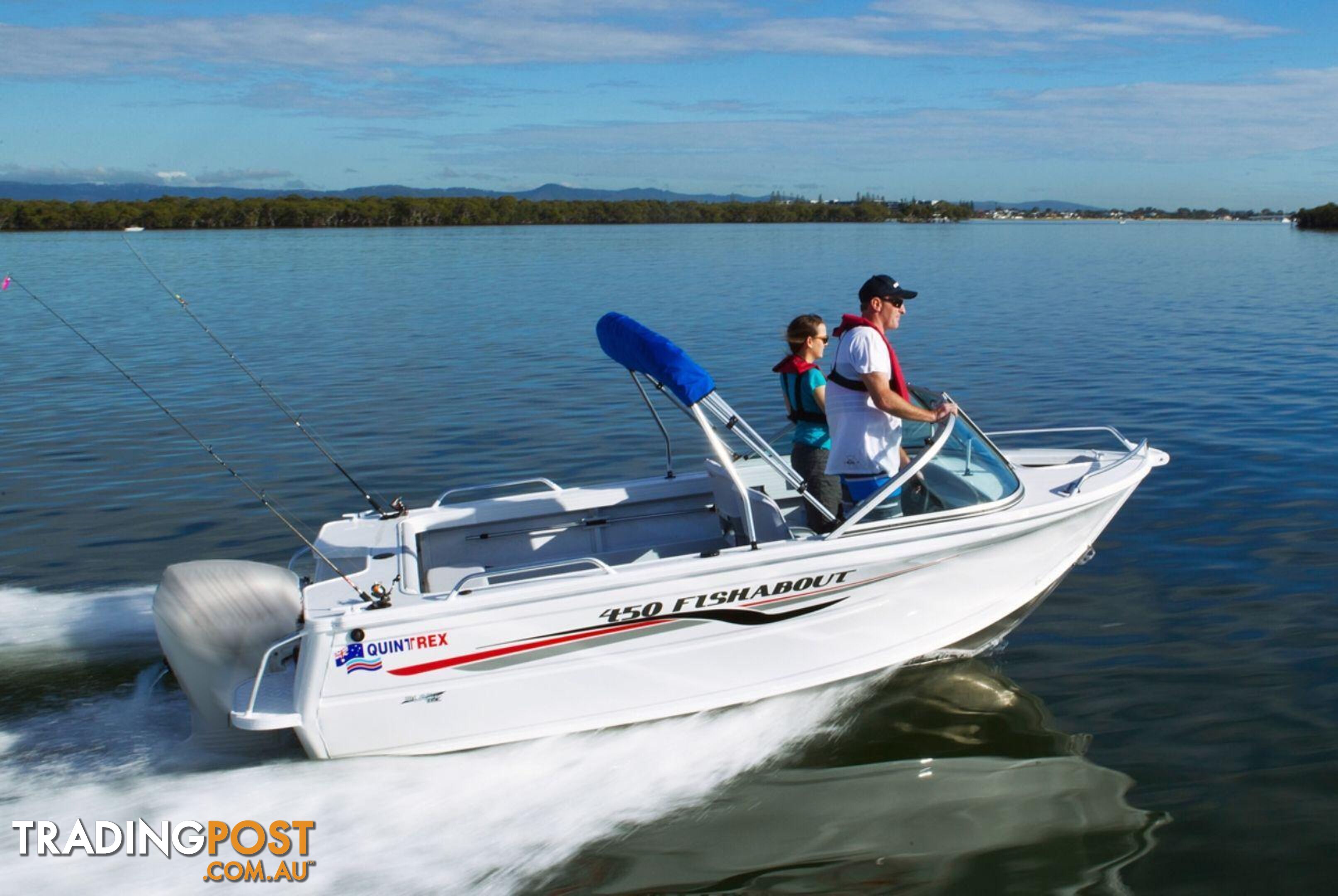 Quintrex 450 Fishabout + Yamaha F70hp 4-Stroke - Pack 3 for sale online prices