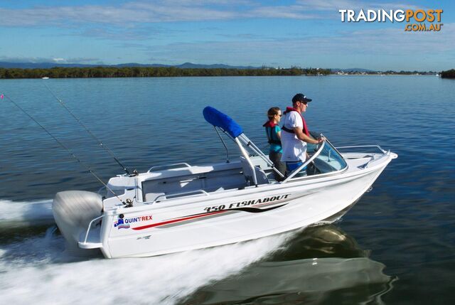Quintrex 450 Fishabout + Yamaha F70hp 4-Stroke - Pack 3 for sale online prices