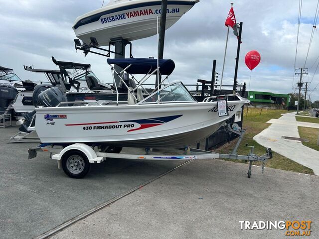 USED 2019 QUINTREX 430 FISHABOUT WITH 60HP YAMAHA FOURSTROKE