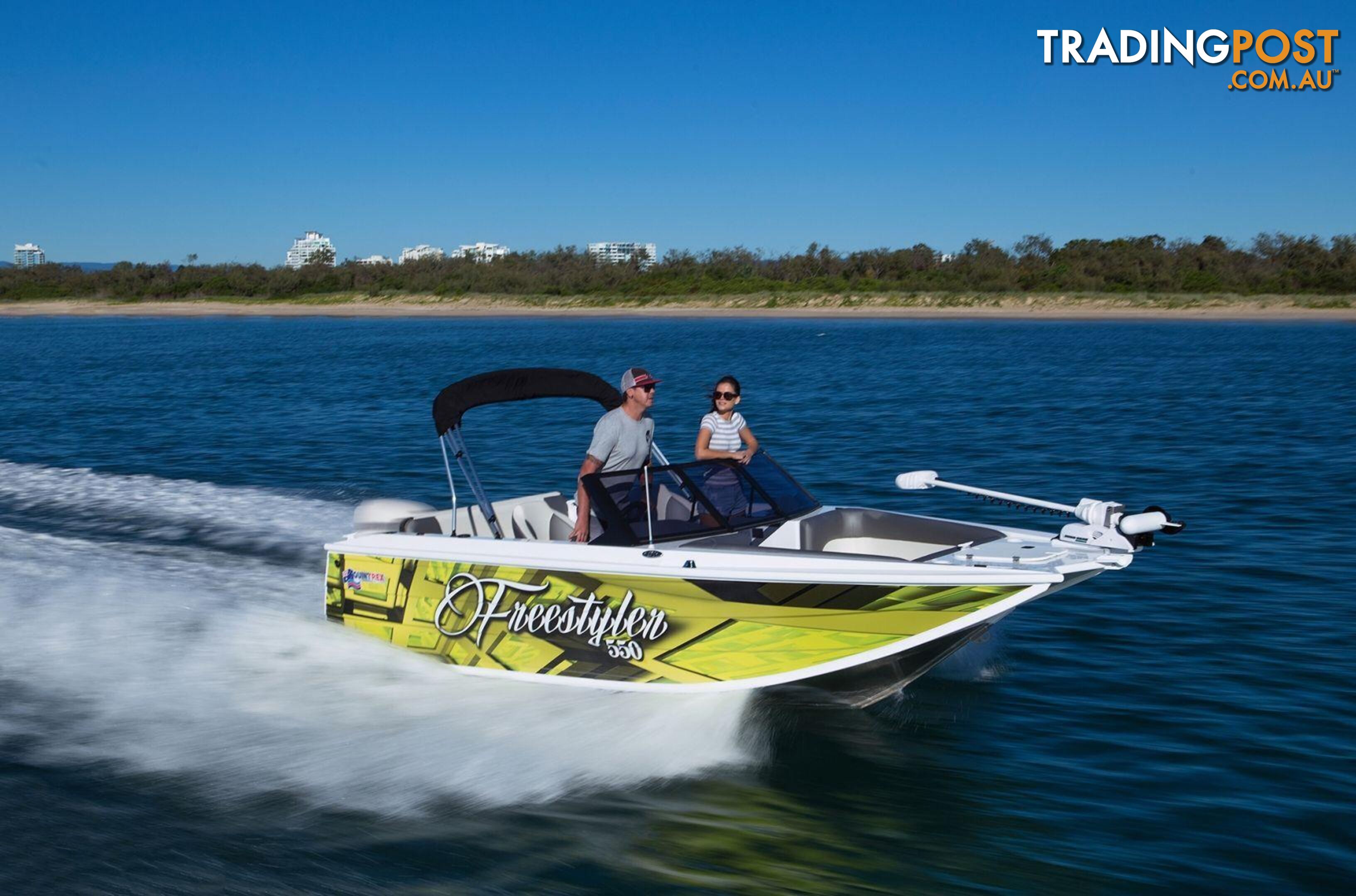 Quintrex 550 Freestyler + Yamaha F130hp 4-Stroke - Pack 2 for sale online prices