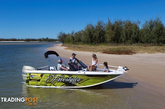 Quintrex 550 Freestyler + Yamaha F130hp 4-Stroke - Pack 2 for sale online prices