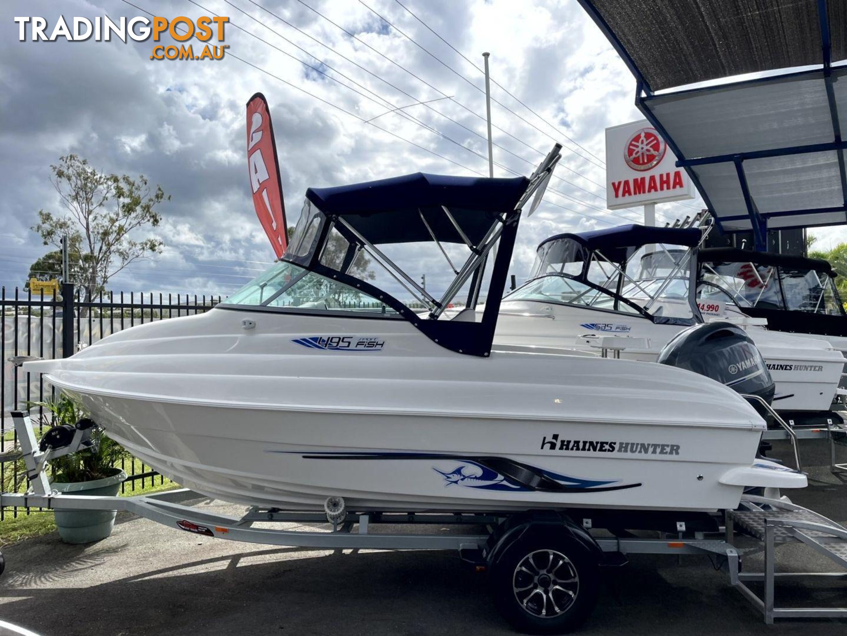 Haines Hunter 495 Sport Fish + Yamaha F90hp 4-Stroke - Pack 3 for sale online prices