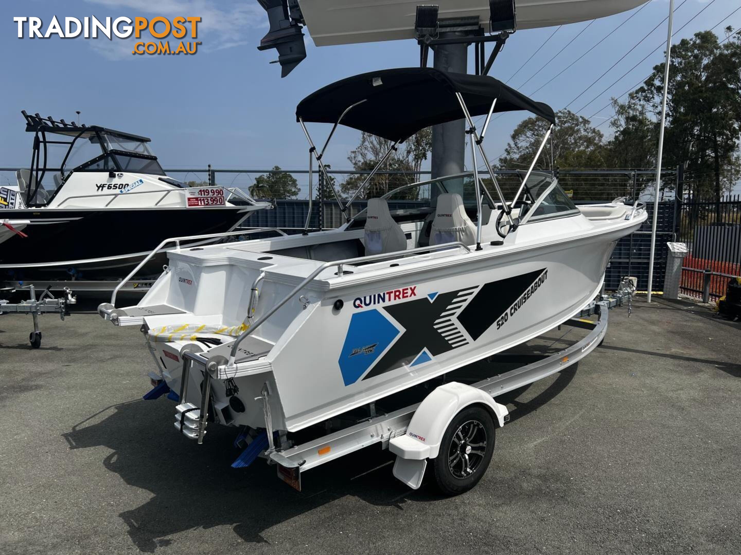 Quintrex 520 Cruiseabout + Yamaha F115hp 4-Stroke - IN STOCK for sale with online prices