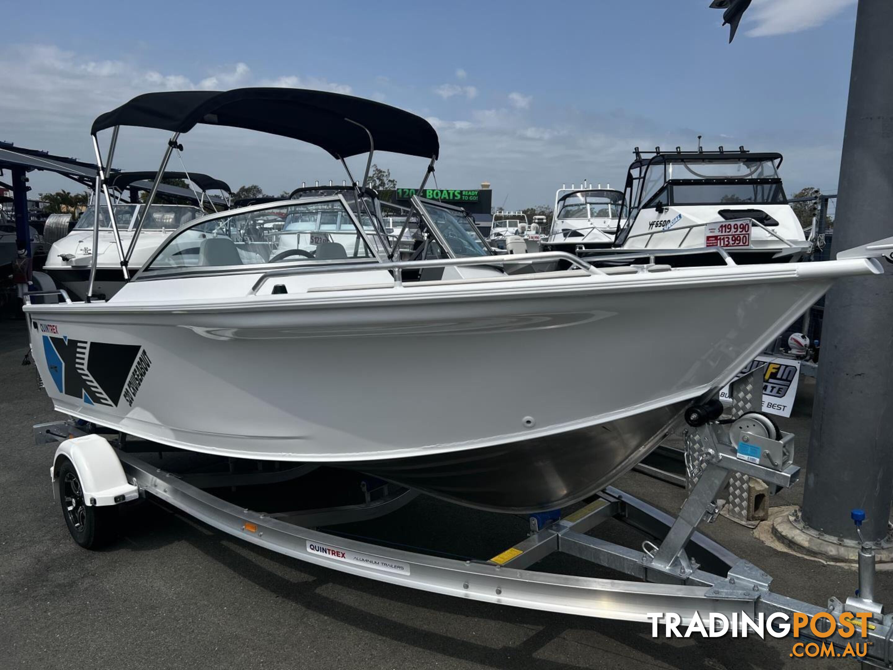 Quintrex 520 Cruiseabout + Yamaha F115hp 4-Stroke - IN STOCK for sale with online prices