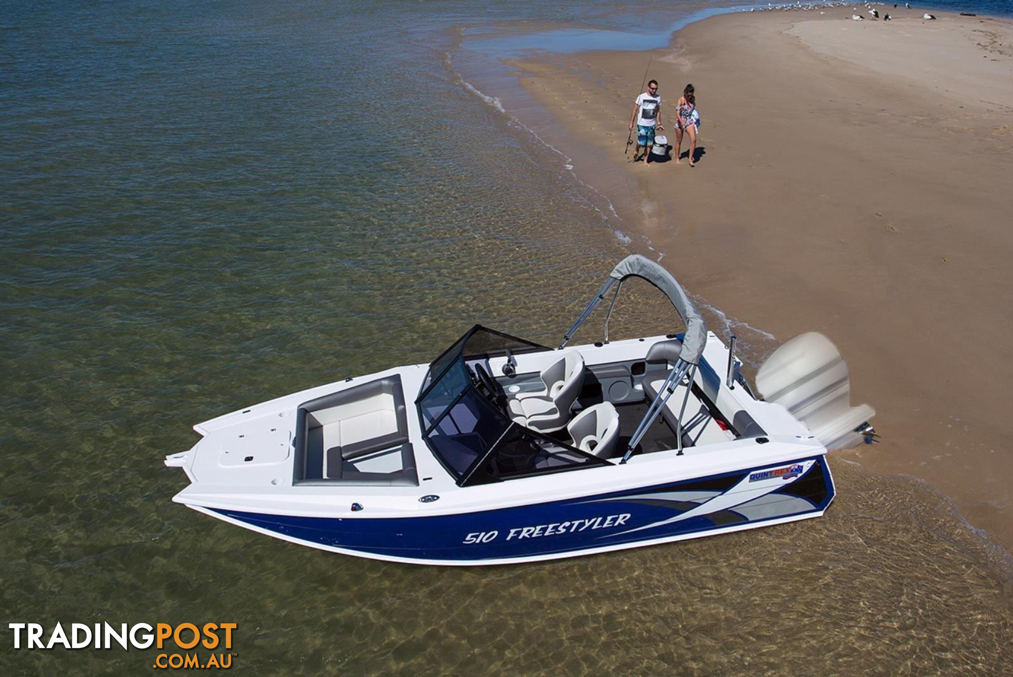 Quintrex 510 Freestyler + Yamaha F90hp 4-Stroke - Pack 2 for sale online prices