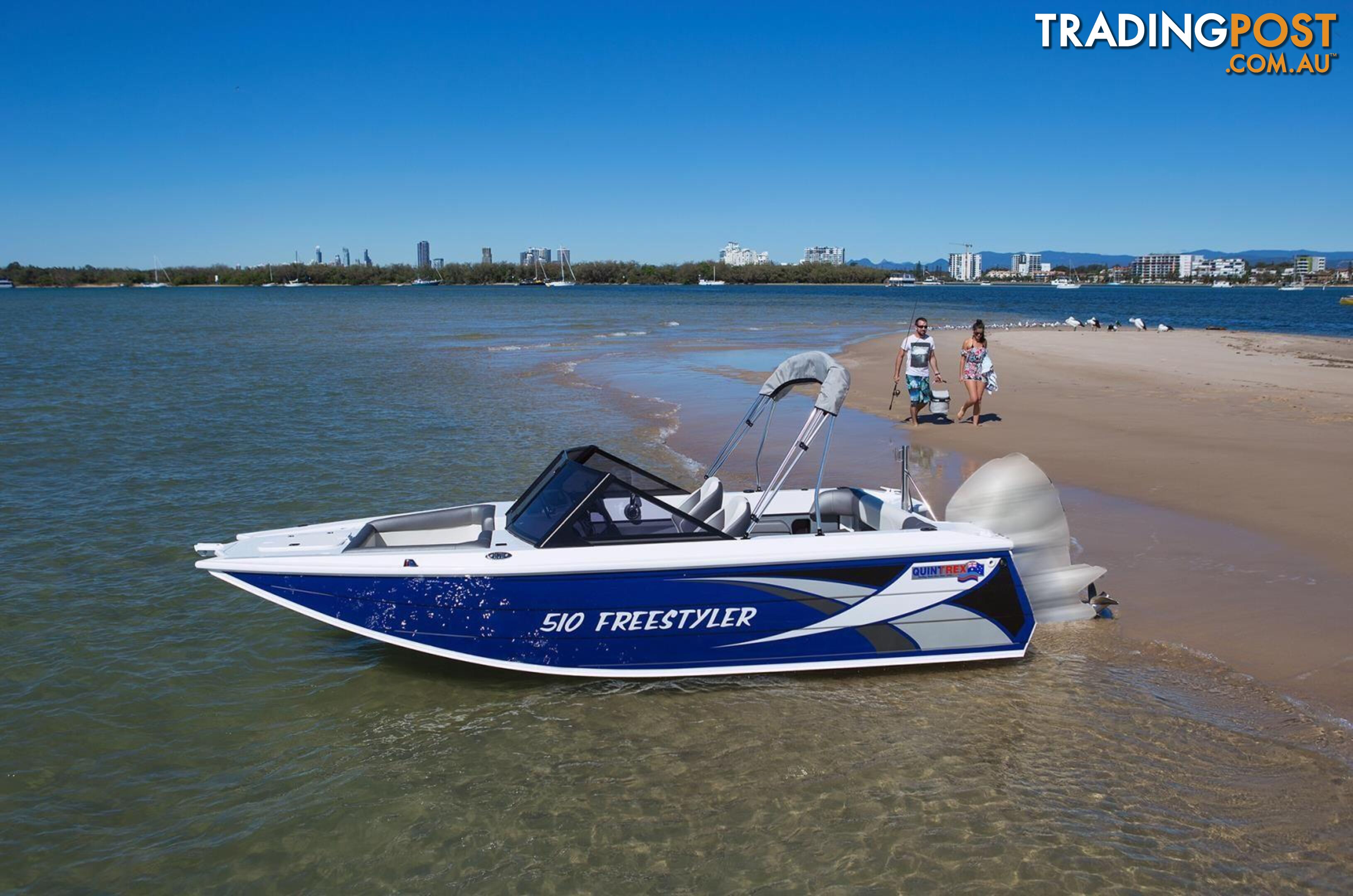 Quintrex 510 Freestyler + Yamaha F90hp 4-Stroke - Pack 2 for sale online prices