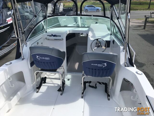 NEW 2024 EVOLUTION 552 SILVER WITH YAMAHA 130 HP FOURSTROKE FOR SALE