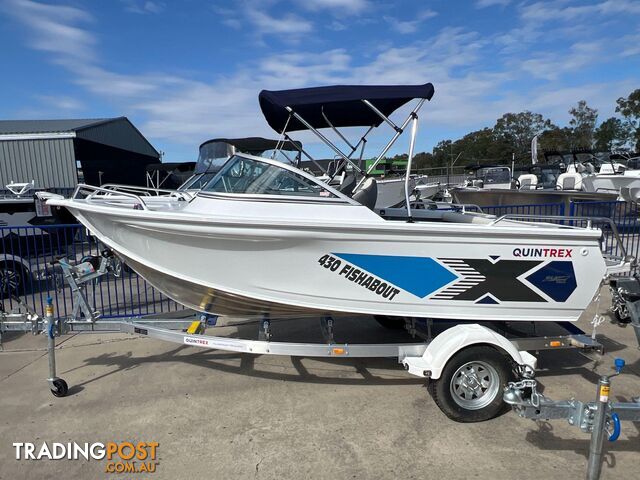 Quintrex 430 Fishabout + Yamaha F60HP - IN STOCK NOW