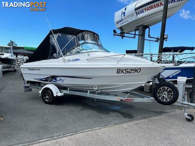 USED AS NEW 2023 HAINES HUNTER 535 SPORTFISH WITH YAMAHA 115 FOUR STROKE FOR SALE