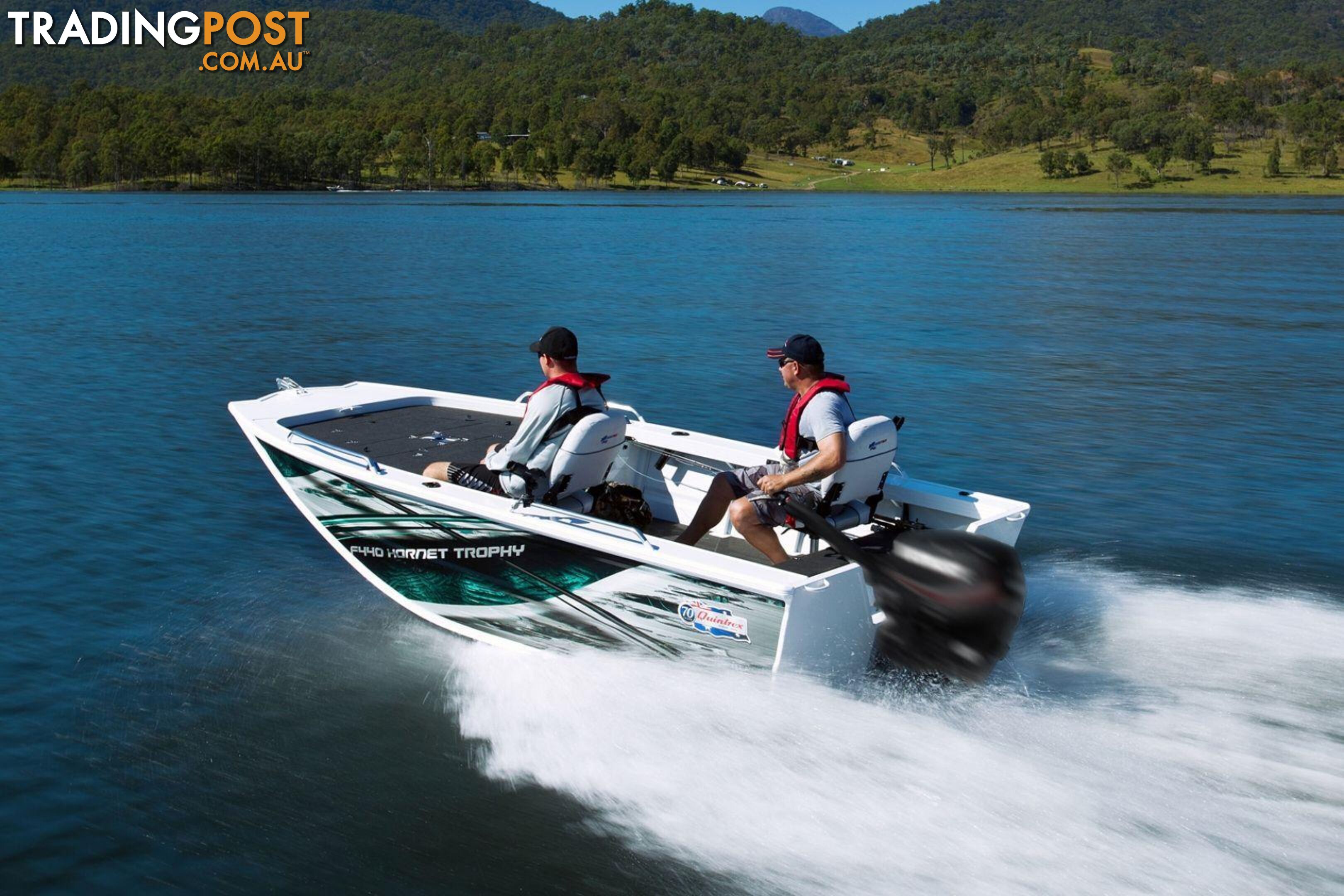 Quintrex 440 Hornet Trophy SC + Yamaha F60hp 4-Stroke - Pack 3 for sale online prices