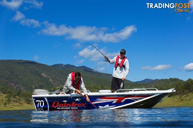 Quintrex F420 Explorer Trophy + Yamaha F50hp 4-Stroke - Pack 2 for sale online prices