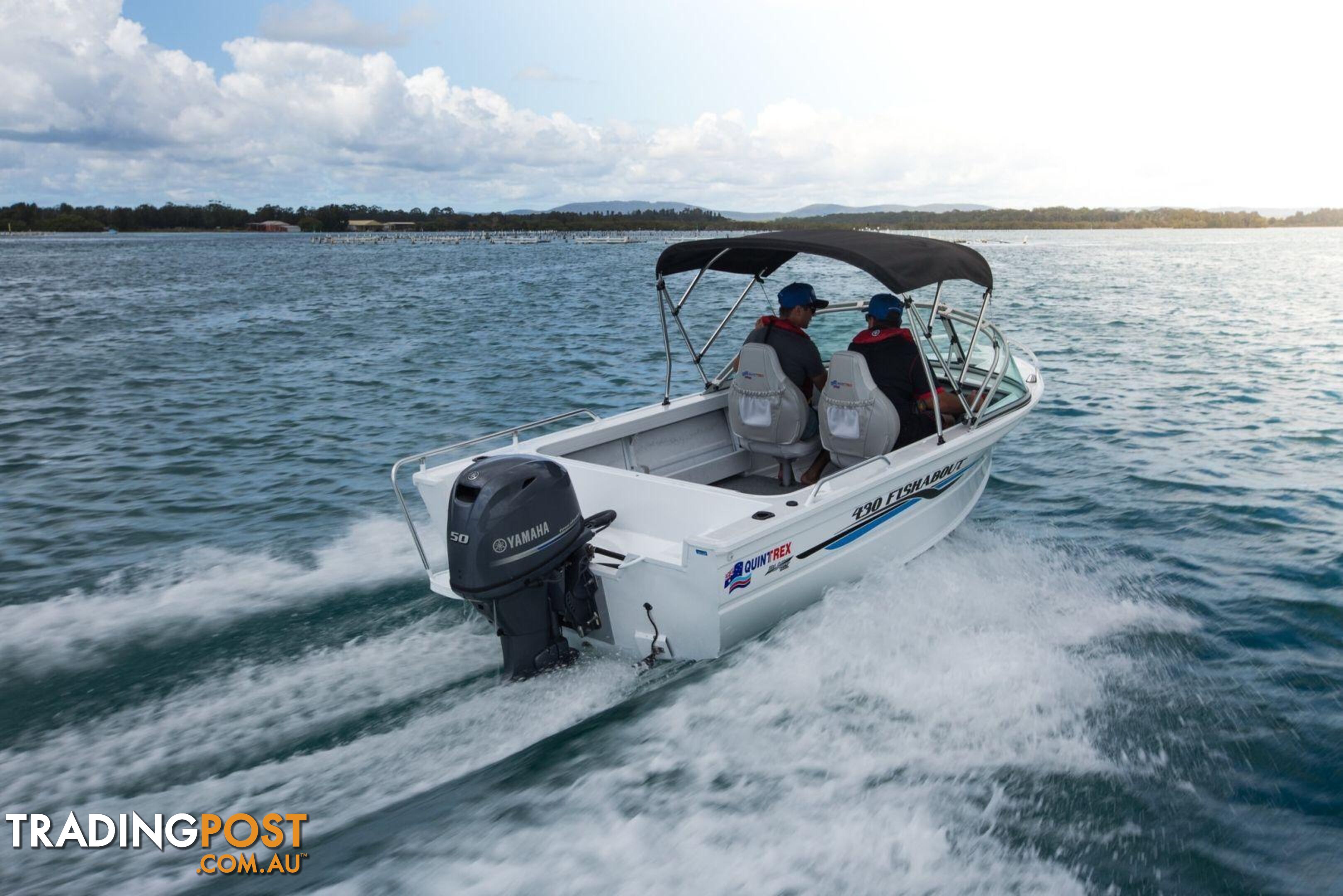 Quintrex 430 Fishabout + Yamaha F60hp 4-Stroke - Pack 1 for sale online prices