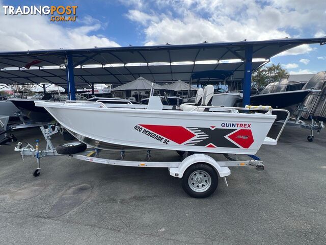 Quintrex 420 Renegade SC + Yamaha F50HP - In Stock Now