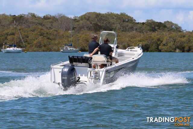 Stock Boat Package Yellowfin Powered by the Yamaha F200XC