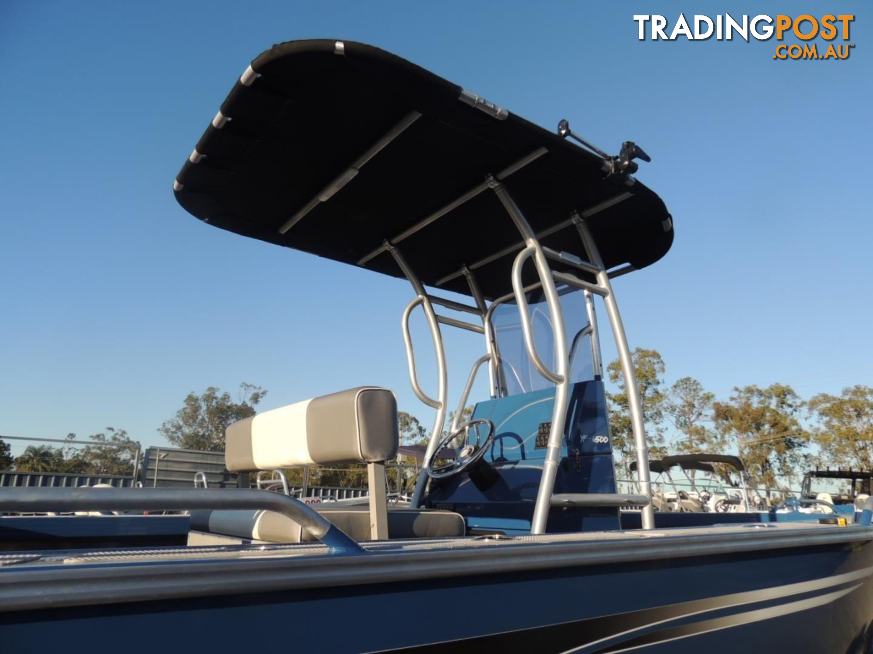 Stock Boat Package Yellowfin Powered by the Yamaha F200XC