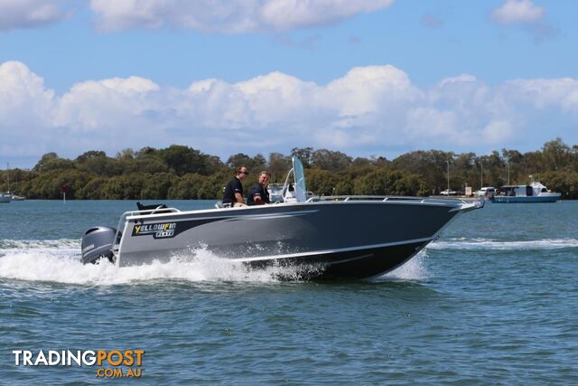 Stock Boat Package Yellowfin Powered by the Yamaha F200XC