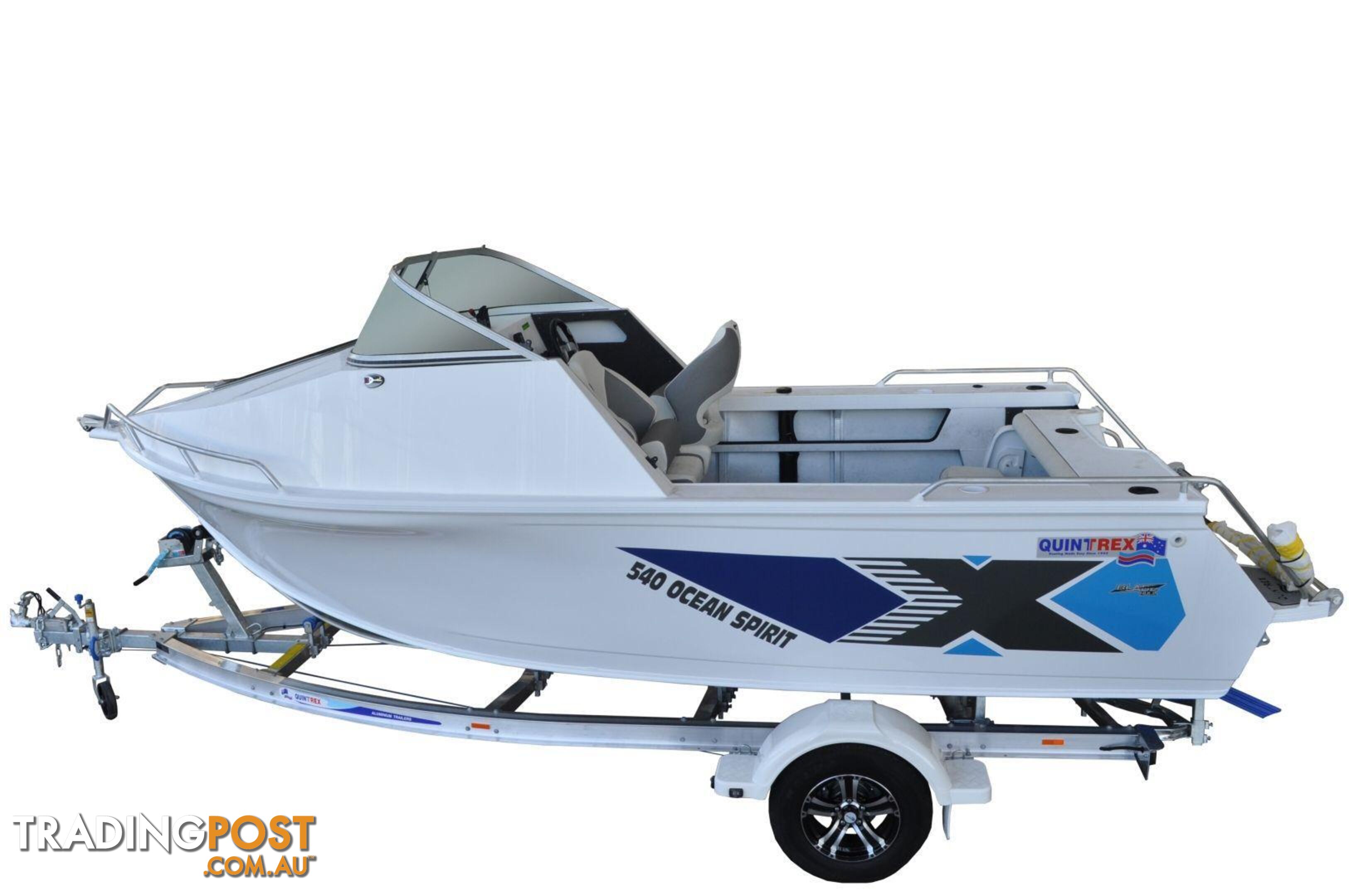 Quintrex 540 Ocean Spirit + Yamaha F115hp 4-Stroke - Pack 1 for sale online prices