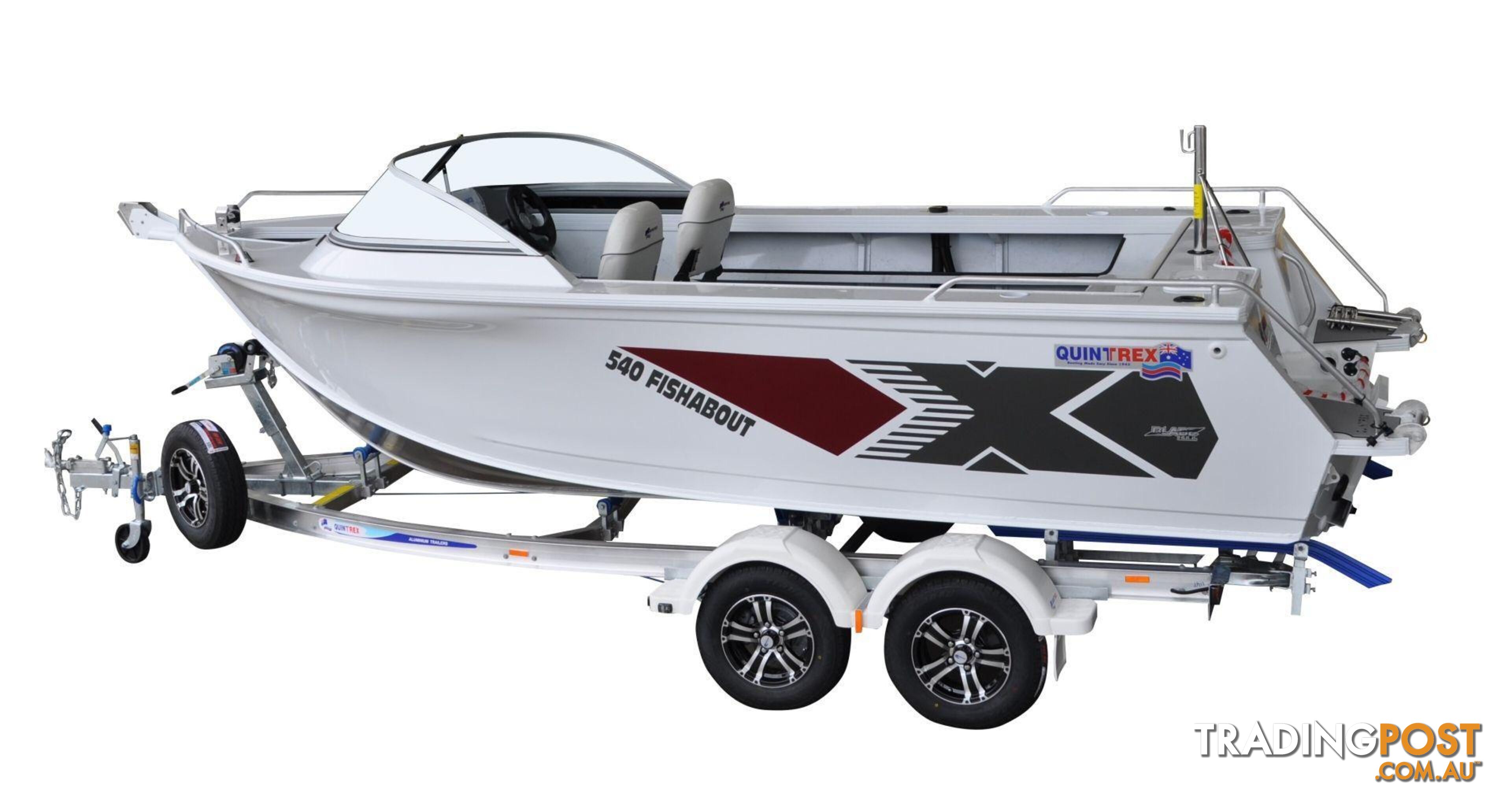 Quintrex 540 Fishabout + Yamaha F115HP 4-Stroke - Pack 1 for sale online prices